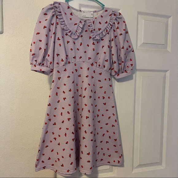 ASOS DESIGN mini skater lilac dress - Picture 9 of 13